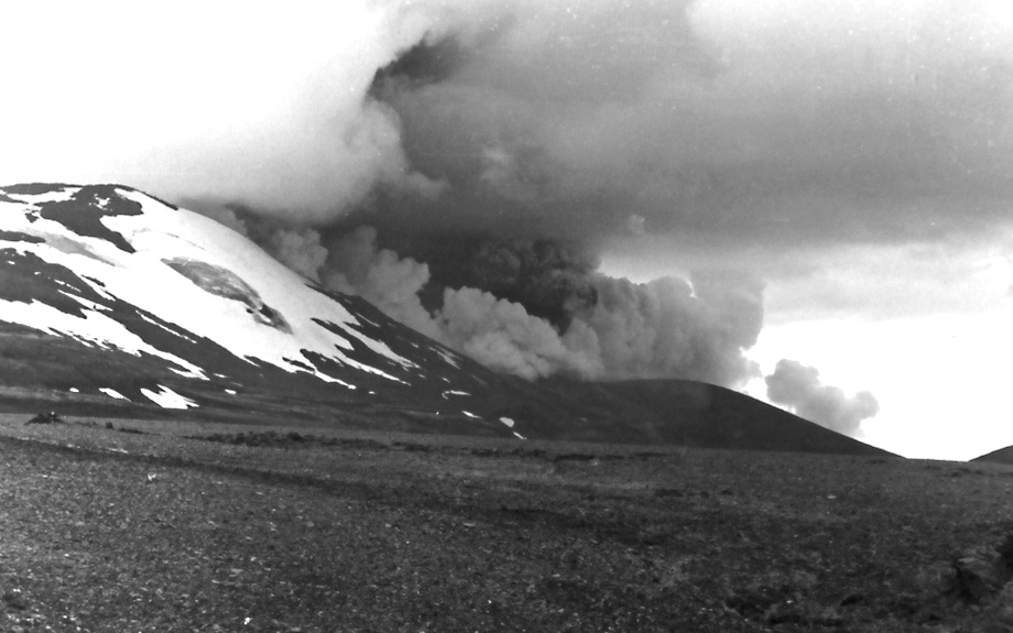 Eruzione dell' Hekla nel 1980