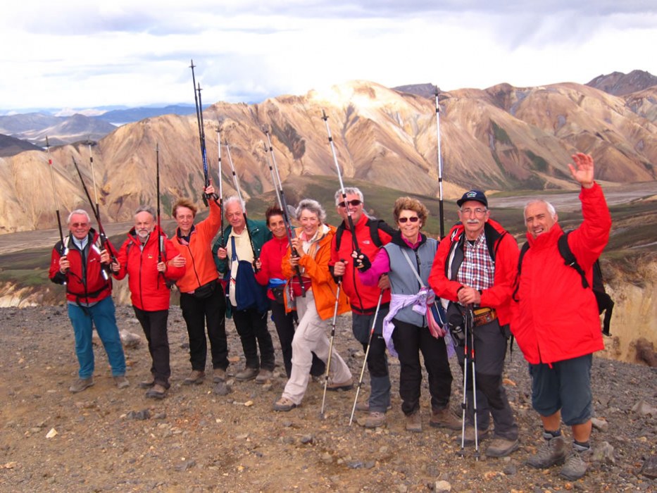 foto di gruppo di turisti