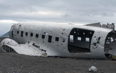 Iceland dc9 abbandonato