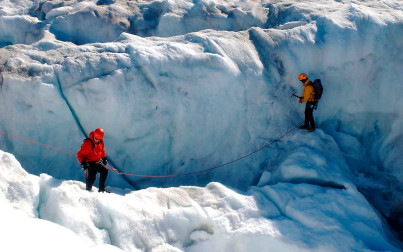 arrampicate sul ghiaccio islandese