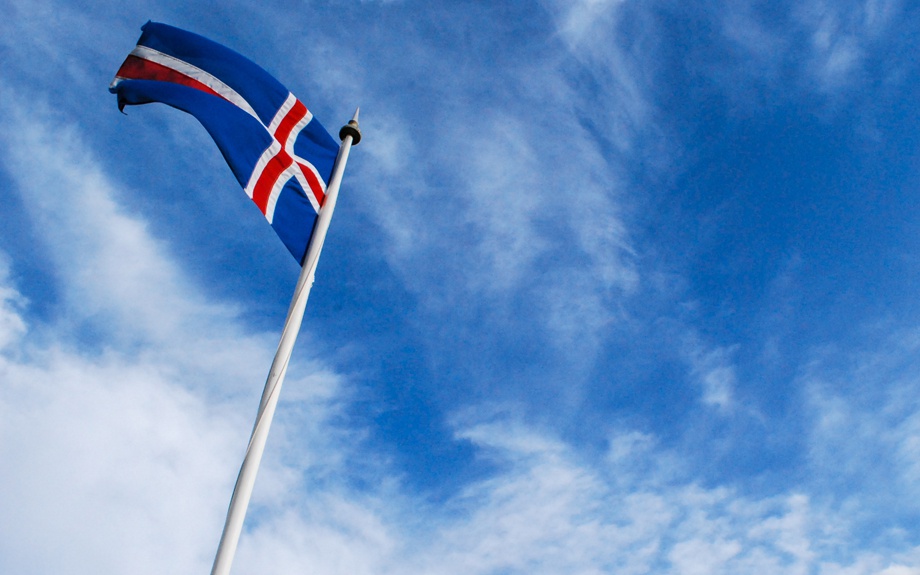 la bandiera islandese