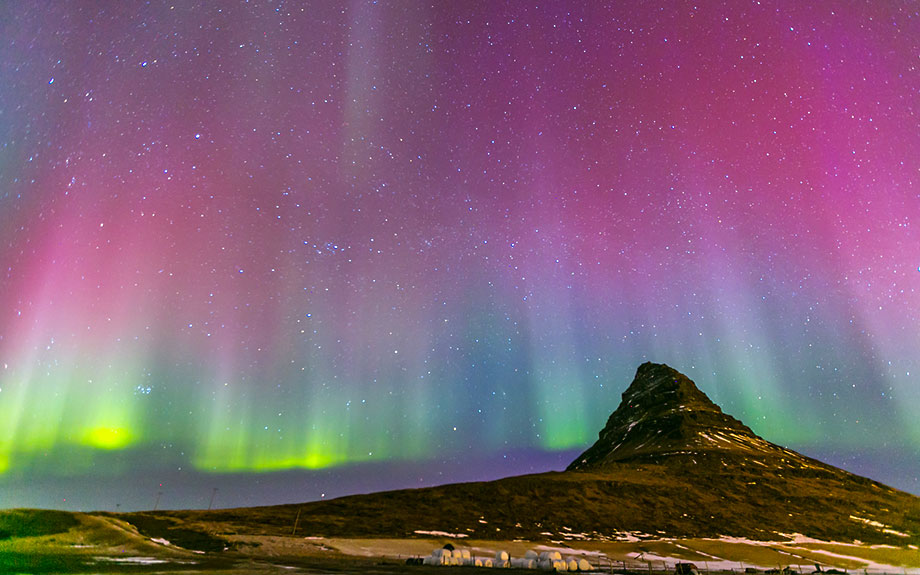 i colori spettacolari dell'aurora boreale