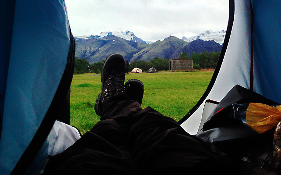relax in tenda da campeggio
