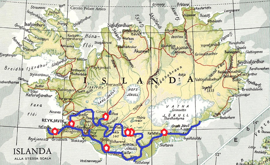 itinerario in islanda in 8 giorni