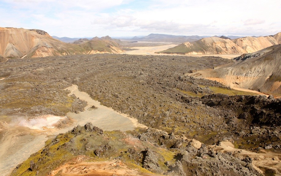 Landmannalaugar, la più grande zona geotermica d'Islanda.