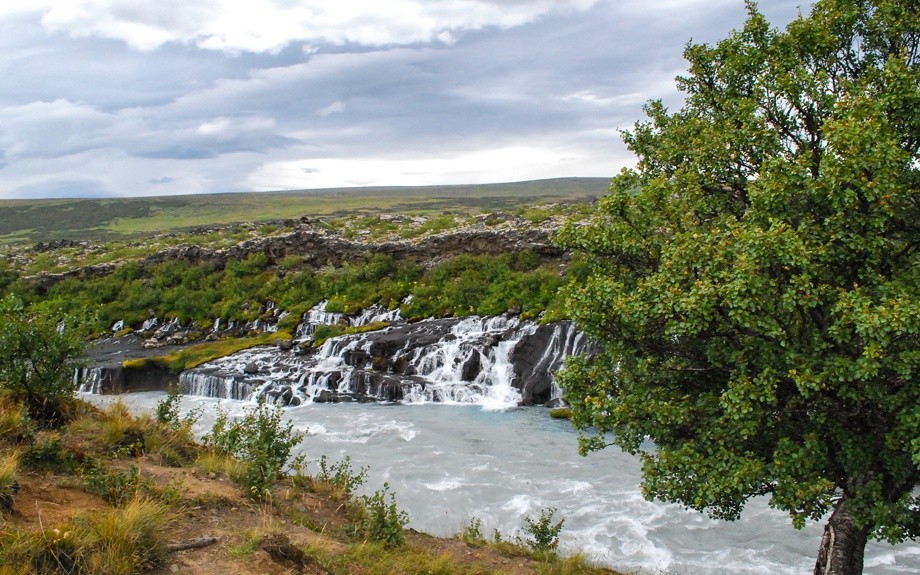 particolare di Hraunfossar