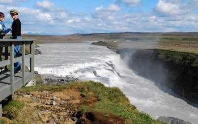 veduta di Gullfoss