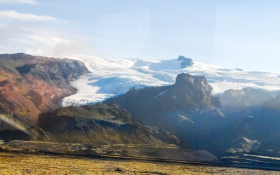 un vulcano islandese
